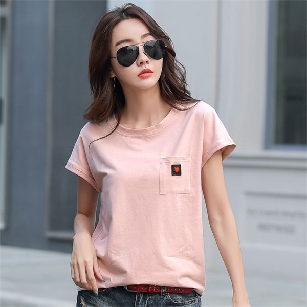 2020 european and american high-quality relaxed soft short-sleeved breathable women's t-shirt 0924, White
2020 european and american high-quality relaxed soft short-sleeved breathable women's t-shirt 0924, White