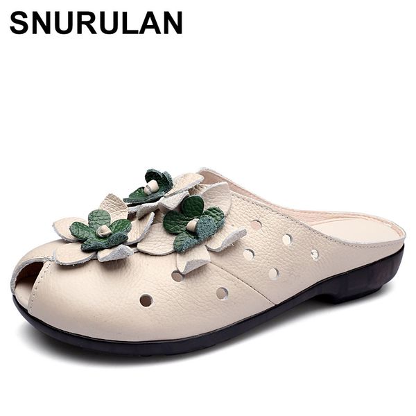 snurulansummer fashion women shoes genuine leather sandals slides retro flowers closed toe woman moccasins flat shoes sandalias, Black
snurulansummer fashion women shoes genuine leather sandals slides retro flowers closed toe woman moccasins flat shoes sandalias, Black