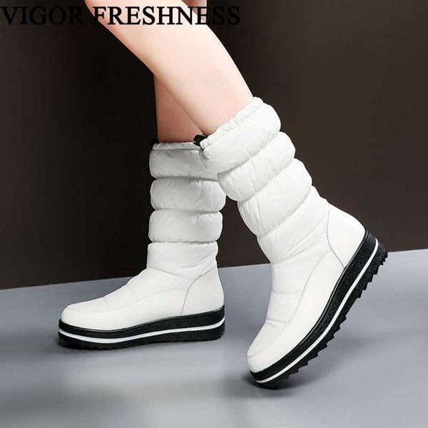 vigor freshness snow boots winter women shoes mid-calf boots fur woman low heels ladies warm shoes platform my371, Black
vigor freshness snow boots winter women shoes mid-calf boots fur woman low heels ladies warm shoes platform my371, Black
