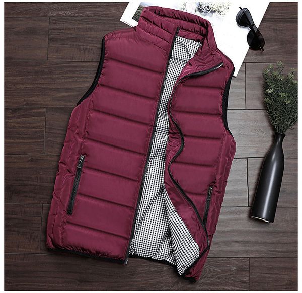 2020 new men's casual down cotton jacket vest with stand-up collar plus size warm winter sleeveless coat in 10 colors m-4xl, Black;white
2020 new men's casual down cotton jacket vest with stand-up collar plus size warm winter sleeveless coat in 10 colors m-4xl, Black;white