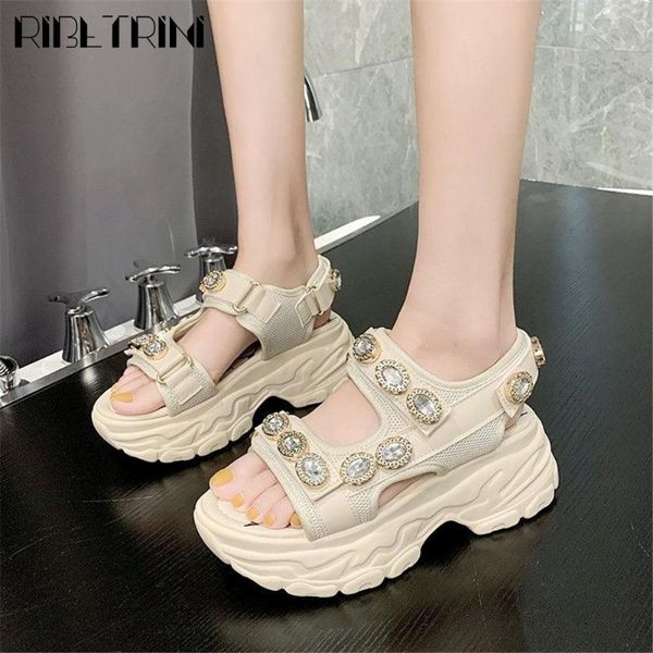 ribetrini fashion rhinestone shoes classic designer platform women sandals summer comfy wedges sandals, Black
ribetrini fashion rhinestone shoes classic designer platform women sandals summer comfy wedges sandals, Black