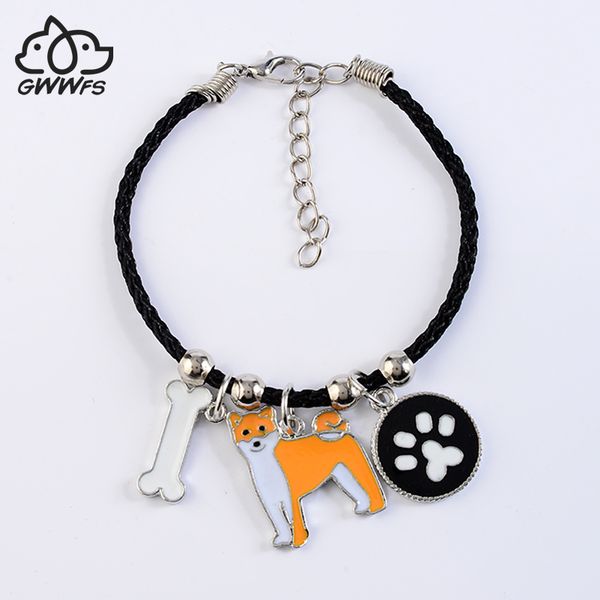 japanese akita charm bracelets for men women girls silver color alloy rope chain male female loyal dog bracelet bijoux femme, Red;blue
japanese akita charm bracelets for men women girls silver color alloy rope chain male female loyal dog bracelet bijoux femme, Red;blue