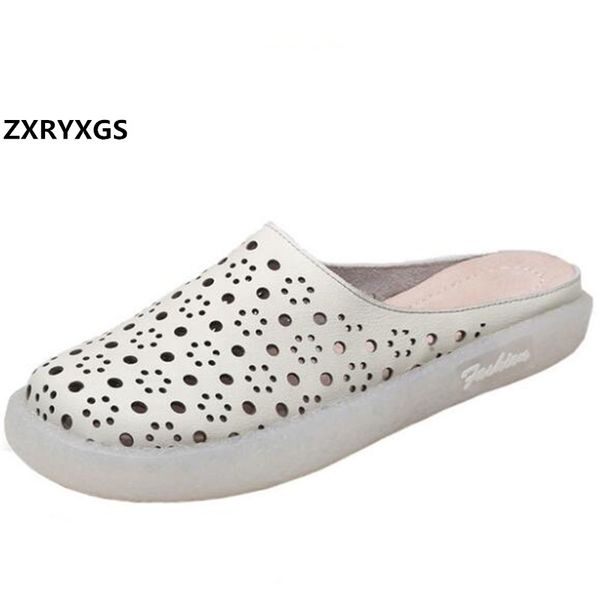sale full genuine leather breathable slippers summer women sandals round toe comfort soft sole flat slippers casual sandals, Black
sale full genuine leather breathable slippers summer women sandals round toe comfort soft sole flat slippers casual sandals, Black