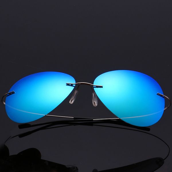 ultra lightweight polarized sunglasses 100% uv protection rimless retro vintage style mirror lens pilot sunglasses, White;black
ultra lightweight polarized sunglasses 100% uv protection rimless retro vintage style mirror lens pilot sunglasses, White;black