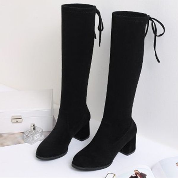 mcckle women lace up chunky heel mid calf boots autumn ladies flock short plush female fashion long boots casual shoes new, Black
mcckle women lace up chunky heel mid calf boots autumn ladies flock short plush female fashion long boots casual shoes new, Black
