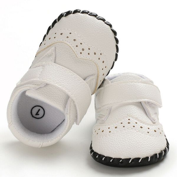 infant baby boy girl soft sole crib newborn anti slip leather toddler shoes