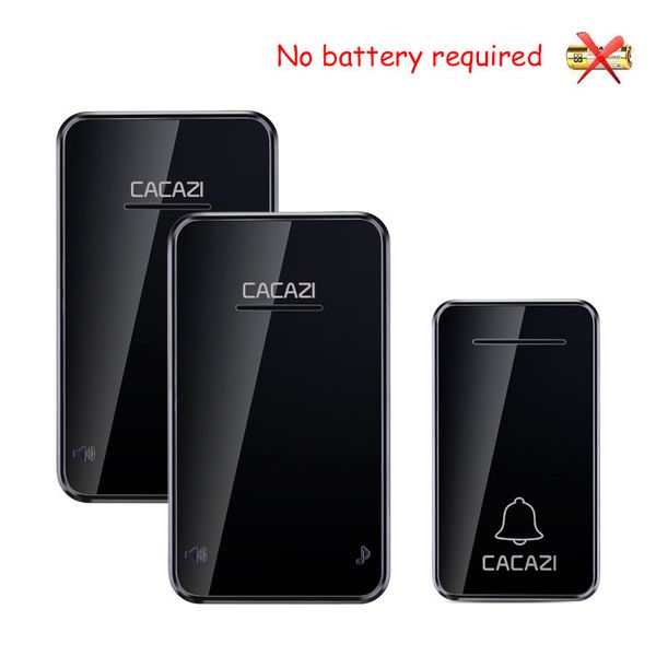 doorbells cacazi self-powered home waterproof wireless doorbell no battery led light 200m cordless bell 1 2 button receiver
doorbells cacazi self-powered home waterproof wireless doorbell no battery led light 200m cordless bell 1 2 button receiver