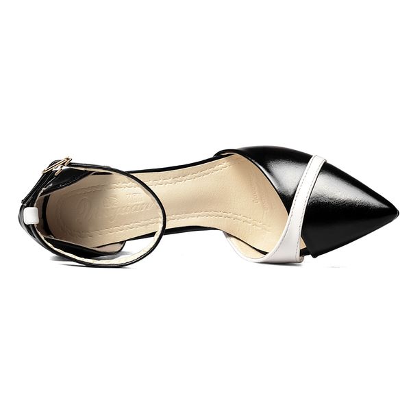 fashion color matching baotou back empty sandals womens summer high heels thin heeled small size korean-style all-match womens shoes, Black
fashion color matching baotou back empty sandals womens summer high heels thin heeled small size korean-style all-match womens shoes, Black