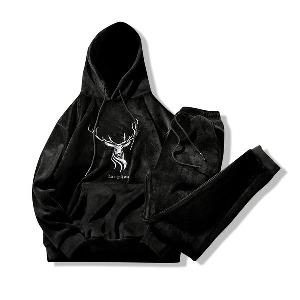 men velour velvet full hoodies gym tracksuit sport sweats jacket coat bottom suit trousers pants track suit outfit deer elk, Gray
men velour velvet full hoodies gym tracksuit sport sweats jacket coat bottom suit trousers pants track suit outfit deer elk, Gray