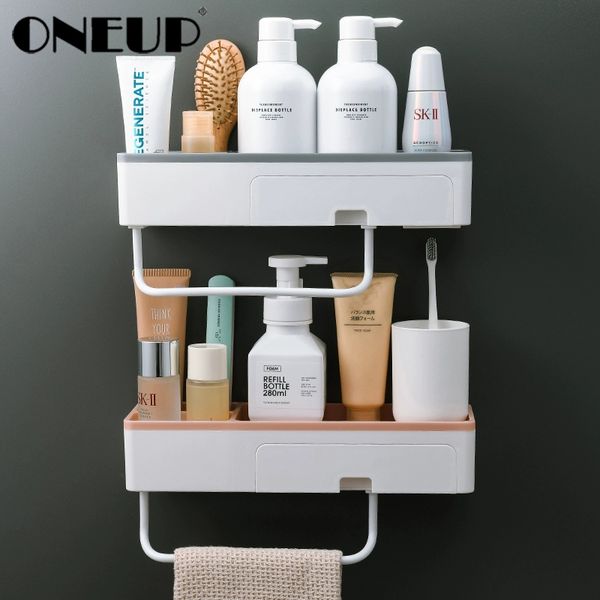 bath accessory set oneup plastic suction cup bathroom shelf punch-accessories kitchen towel holder shampoo cosmetic storage rack
bath accessory set oneup plastic suction cup bathroom shelf punch-accessories kitchen towel holder shampoo cosmetic storage rack
