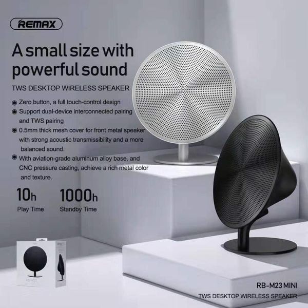 portable speakers remax m23mini deskbluetooth speaker touch key design hifi sound quality 4.2 pair
portable speakers remax m23mini deskbluetooth speaker touch key design hifi sound quality 4.2 pair