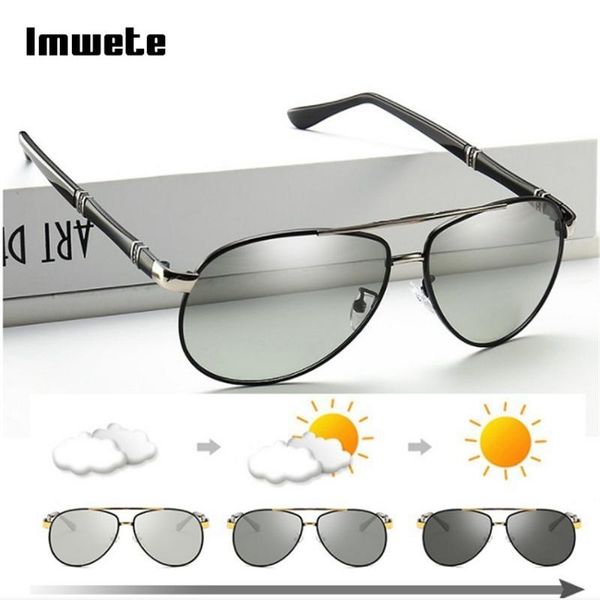 sunglasses imwete classic driving pochromic men pilot polarized chameleon discoloration sun glasses anti-glare goggles, White;black
sunglasses imwete classic driving pochromic men pilot polarized chameleon discoloration sun glasses anti-glare goggles, White;black
