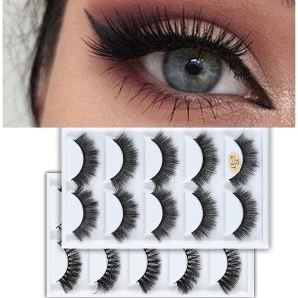 5 pairs makeup handmade 3d mink hair false eyelashes cross long messy false eye lashes reusable beauty make up extension tools
5 pairs makeup handmade 3d mink hair false eyelashes cross long messy false eye lashes reusable beauty make up extension tools