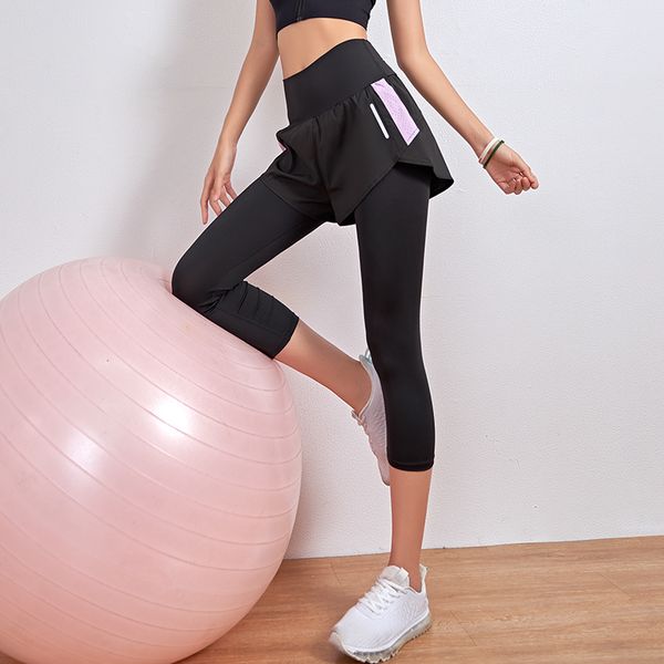 yoga outfits quick-drying high waist fake two-piece sports cropped pants female summer thin section running was fitness, White;red
yoga outfits quick-drying high waist fake two-piece sports cropped pants female summer thin section running was fitness, White;red
