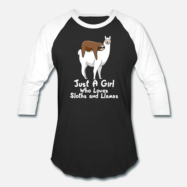 sloth riding llama for lovers gift alpaca funny t shirt men create tee shirt s-xxxl letters interesting basic spring autumn pictures shirt