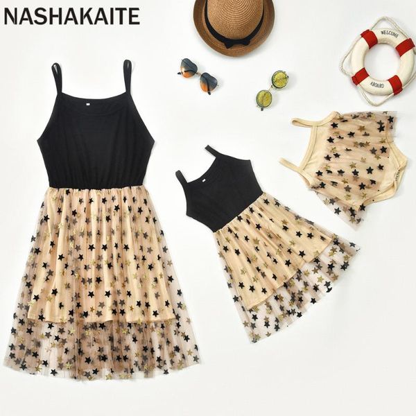 nashakaite mother daughter dress patchwork stars print princess dress for mom daughter baby romper mommy and me clothes, Blue
nashakaite mother daughter dress patchwork stars print princess dress for mom daughter baby romper mommy and me clothes, Blue