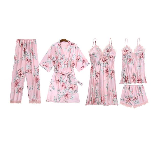 five-piece female nightgown nightdress suspenders short skirt shorts high-quality fabrics comfortable spring, summer and autumn, Black;red
five-piece female nightgown nightdress suspenders short skirt shorts high-quality fabrics comfortable spring, summer and autumn, Black;red