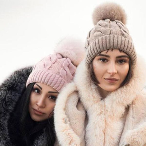 2020 new winter hats for women fleece liner fur pompom hats crochet knit wool beanie caps warmer bonnet ladies casual cap, Blue;gray
2020 new winter hats for women fleece liner fur pompom hats crochet knit wool beanie caps warmer bonnet ladies casual cap, Blue;gray