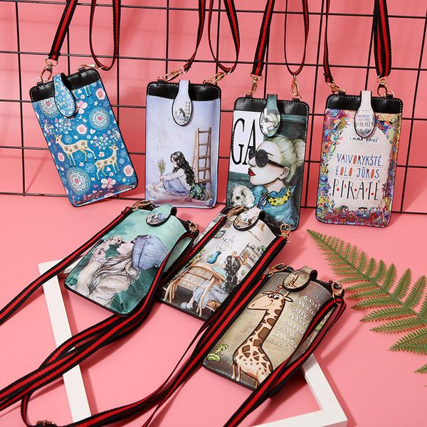 exquisite mobile phone shoulder bag pu cartoon printing mobile phone id bank card storage bag fashion small square wholesale
exquisite mobile phone shoulder bag pu cartoon printing mobile phone id bank card storage bag fashion small square wholesale