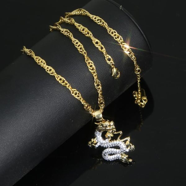 gold women chain chinese dragon animal 2020 fashion vintage lucky paved with 5cm cz pendant fit bracelet necklace collares, Silver
gold women chain chinese dragon animal 2020 fashion vintage lucky paved with 5cm cz pendant fit bracelet necklace collares, Silver