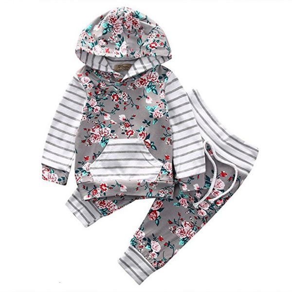gray color fashion newborn infant baby girl floral striped hoodie +pants outfits clothes set drop shipped st27, White
gray color fashion newborn infant baby girl floral striped hoodie +pants outfits clothes set drop shipped st27, White