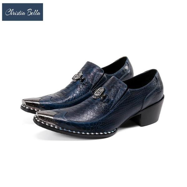 christia bella luxury rhinestone genuine leather men shoes blue metal square toe party dress shoes high heel men leather, Black
christia bella luxury rhinestone genuine leather men shoes blue metal square toe party dress shoes high heel men leather, Black