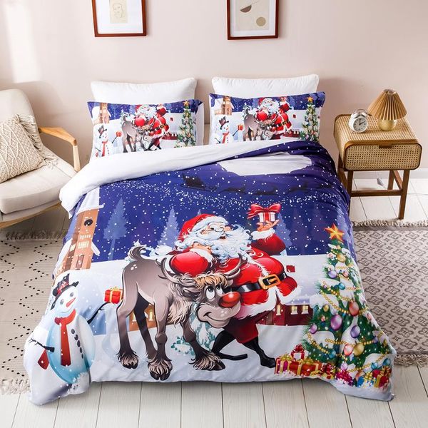christmas santa claus bedding set students kids comforter duvet cover pillowcase us twin bedclothes bed linen set for children's
christmas santa claus bedding set students kids comforter duvet cover pillowcase us twin bedclothes bed linen set for children's