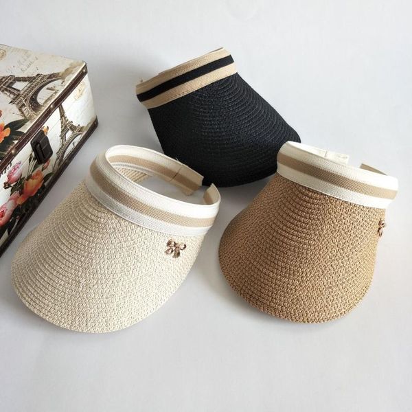 new woman's sun hats hand made diy straw bowknot visor caps parent-child summer cap casual shade hat empty hat beach, Blue;gray
new woman's sun hats hand made diy straw bowknot visor caps parent-child summer cap casual shade hat empty hat beach, Blue;gray