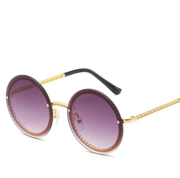 new personality metal chain rimless sunglasses trendy sunglasses ladies all-match glasses, White;black
new personality metal chain rimless sunglasses trendy sunglasses ladies all-match glasses, White;black