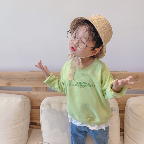 boys girls fashion patchwork letters printing sweatshirts pure cotton kids casual fake two pieces pullovers lj200812, Black
boys girls fashion patchwork letters printing sweatshirts pure cotton kids casual fake two pieces pullovers lj200812, Black