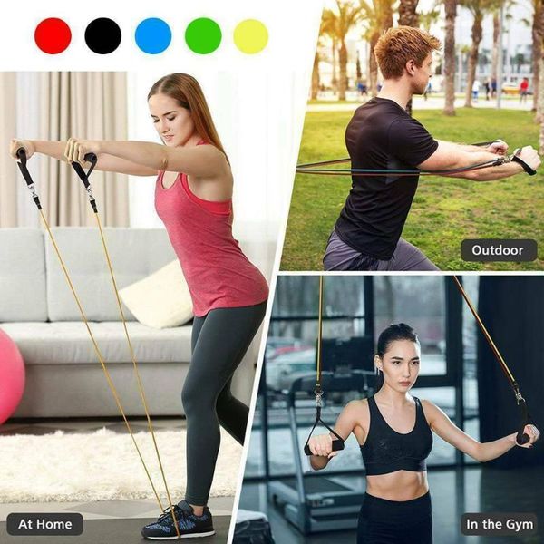 resistance bands adjustable fitness pull rope 11 pieces set latex tube tools yoga sports equipment accessories
resistance bands adjustable fitness pull rope 11 pieces set latex tube tools yoga sports equipment accessories