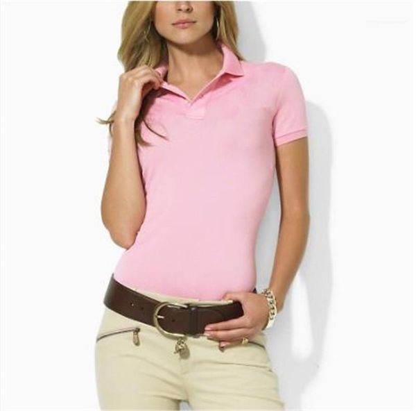 tees women lapel neck polos summer designer solid color short sleeve slim casual tshirts females fashion, White
tees women lapel neck polos summer designer solid color short sleeve slim casual tshirts females fashion, White