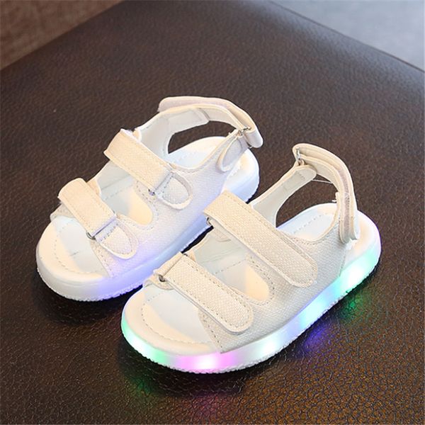 summer baby kids sandals open-toe boys girls sports sandal with light outdoor beach shoes children casual light up shoes sandals, Black;red
summer baby kids sandals open-toe boys girls sports sandal with light outdoor beach shoes children casual light up shoes sandals, Black;red