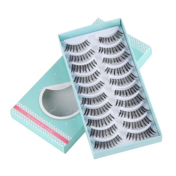 10 pairs 3d soft faux mink false eyelashes natural long wispy crisscross lashes reusable handmade eyelash extension makeup tools
10 pairs 3d soft faux mink false eyelashes natural long wispy crisscross lashes reusable handmade eyelash extension makeup tools
