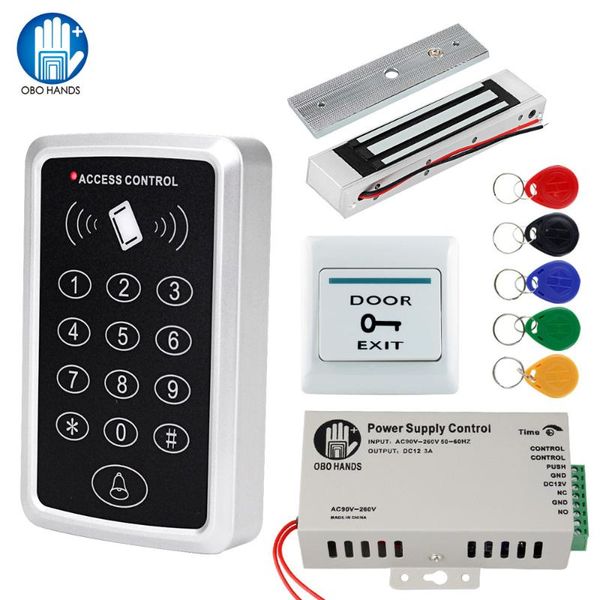 obo door access control system kit rfid keypad waterproof cover + 180kg magnetic strike electronic lock + power supply+5 keyfobs
obo door access control system kit rfid keypad waterproof cover + 180kg magnetic strike electronic lock + power supply+5 keyfobs