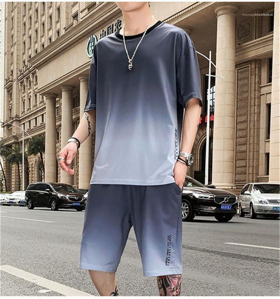 short pants sets casual mens letter print summer tracksuits fashion gradient color two pieces sets designer short sleeve, Gray
short pants sets casual mens letter print summer tracksuits fashion gradient color two pieces sets designer short sleeve, Gray