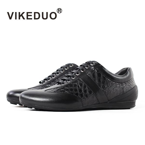 vikeduo time-limited 2020 crocodile handmade designer men's casual shoes 100% alligator fashion genuine leather luxury leisure, Black
vikeduo time-limited 2020 crocodile handmade designer men's casual shoes 100% alligator fashion genuine leather luxury leisure, Black