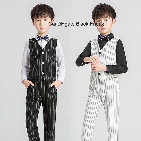 fashion boys formal clothing set for weddings kids striped vest + pants 2pcs suit set children tuxedo gentleman party costume
fashion boys formal clothing set for weddings kids striped vest + pants 2pcs suit set children tuxedo gentleman party costume
