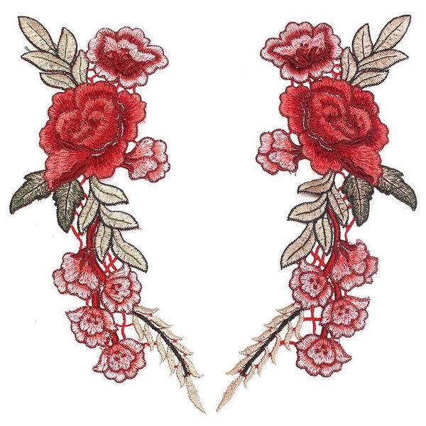 2pcs beautiful rose flower floral collar sew patch applique badge embroidered bust dress handmade craft ornament fabric sticker
2pcs beautiful rose flower floral collar sew patch applique badge embroidered bust dress handmade craft ornament fabric sticker