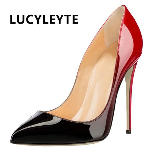 2020 patent leather high heel women's pointed stiletto heels shallow mouth women's shoes spring large size 35-45, Black
2020 patent leather high heel women's pointed stiletto heels shallow mouth women's shoes spring large size 35-45, Black