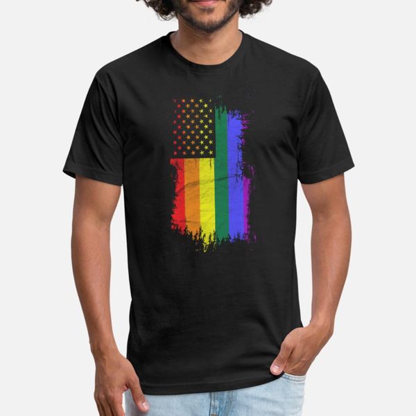 lgbt flag usa t shirt men customized 100% cotton round neck standard loose humor spring autumn unique shirt
lgbt flag usa t shirt men customized 100% cotton round neck standard loose humor spring autumn unique shirt