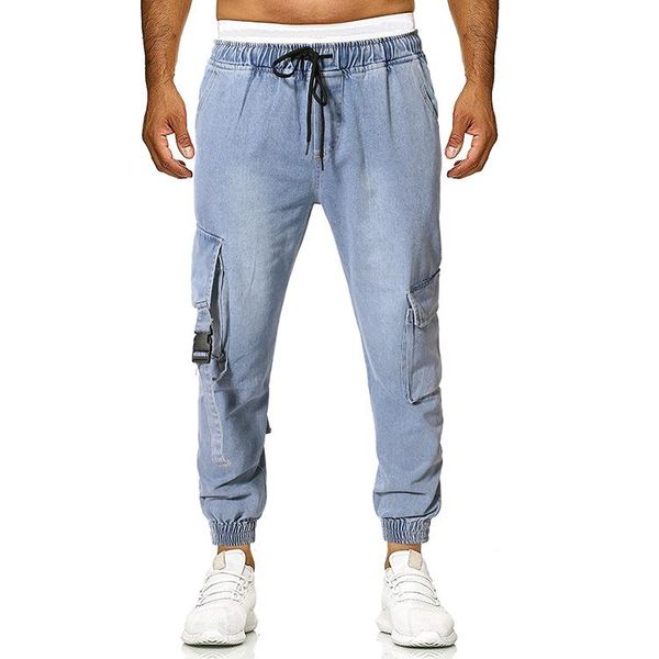 denim jeans men leisure more pockets ribbon denim trousers men loose cargo pants style large size, Blue
denim jeans men leisure more pockets ribbon denim trousers men loose cargo pants style large size, Blue
