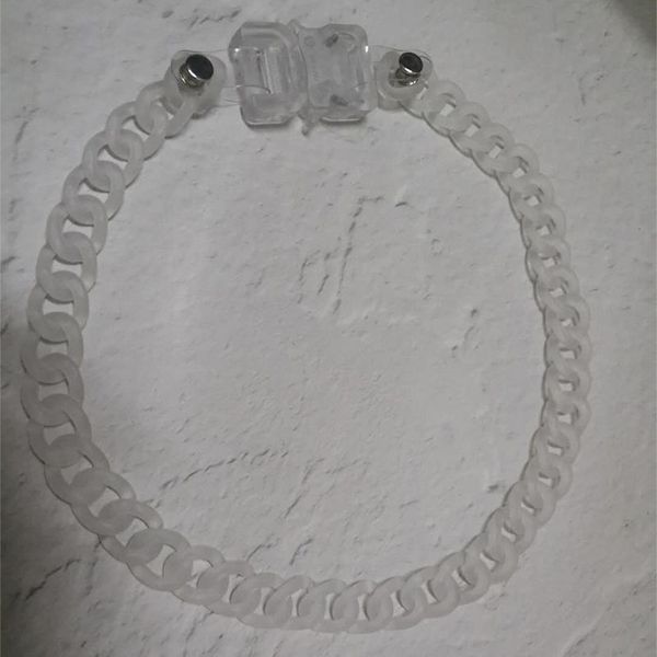 men women casual fashion transparent plastic alyx necklaces 2020 new 1017 alyx 9sm chains necklace, Silver
men women casual fashion transparent plastic alyx necklaces 2020 new 1017 alyx 9sm chains necklace, Silver