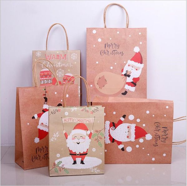24pcs restro kraft paper christmas bag candy cookie apple packaging bag christmas tree socks paper gift with handle
24pcs restro kraft paper christmas bag candy cookie apple packaging bag christmas tree socks paper gift with handle