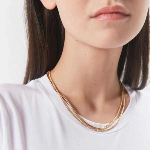 metal simple double snake chain short necklace gold silver color minimalism flat pressed chain choker necklace women jewelry new
metal simple double snake chain short necklace gold silver color minimalism flat pressed chain choker necklace women jewelry new