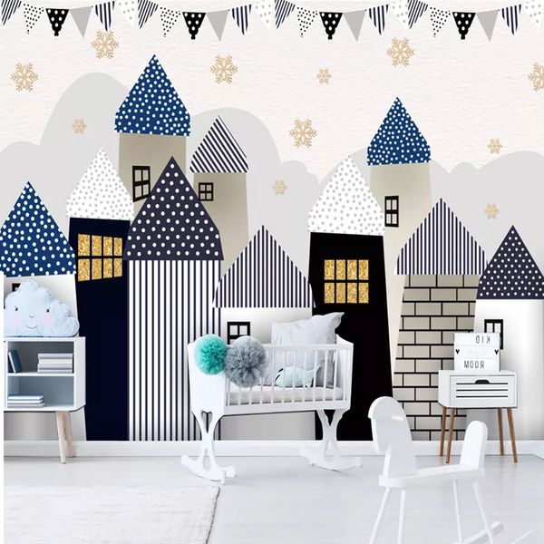 custom mural wallpaper for kids room wall decals cartoon house castle children baby room kindergarten decoration wall painting
custom mural wallpaper for kids room wall decals cartoon house castle children baby room kindergarten decoration wall painting