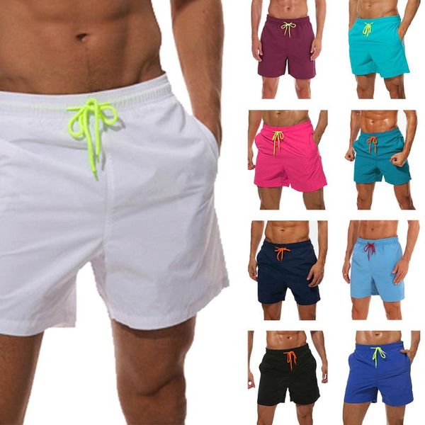 solid running sports breathable beach surf board shorts swimwear quick dry swim trunks pants with pocket male shorts, White;black
solid running sports breathable beach surf board shorts swimwear quick dry swim trunks pants with pocket male shorts, White;black