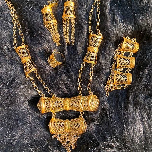 gold earrings ring set ethiopian jewelry sets for women dubai arab necklace bracelet african bridal wedding gift collares, Silver
gold earrings ring set ethiopian jewelry sets for women dubai arab necklace bracelet african bridal wedding gift collares, Silver