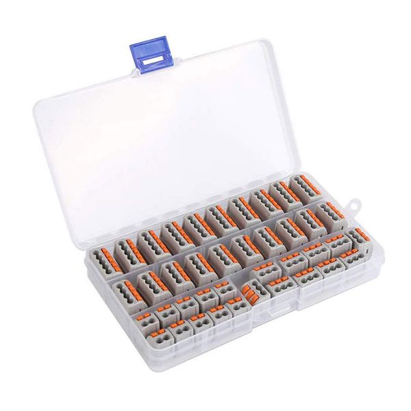 40pcs/set conductor clamp home terminal block mini wire connector plug in nylon
40pcs/set conductor clamp home terminal block mini wire connector plug in nylon