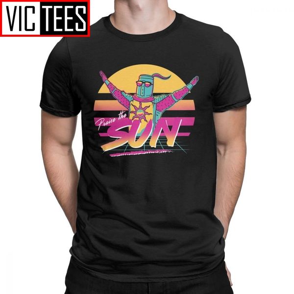 men t-shirts praise the sun dark souls funny pure cotton tee shirt short sleeve bloodborne game t shirts clothing gift 
men t-shirts praise the sun dark souls funny pure cotton tee shirt short sleeve bloodborne game t shirts clothing gift